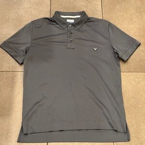 ❤️ BOGO ❤️ Men's Gray Callaway M Golf Polo Shirt